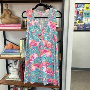 Lilly Pulitzer smocked house dress cover up.  Size Medium